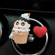 Car Perfume Aromatherapy Cute Pocket Shin-chan Cartoon Air Vent Decoration Car Diffusing Stone Car Ornament Fragrance Ice Cream Shin-chan + Love