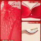 Manifen sexy lace bra New Year red comfortable wire-free push-up underwear women's wedding zodiac year bra