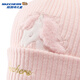 Skechers Skechers children's knitted hat girls pink unicorn fluffy fur ball cute warm hat L126K025 light pink/001V one size