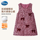Disney girls' vest dress winter velvet thickened dress children's skirt autumn and winter TD4ES031 pink 140