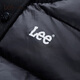 Lee Children's Lightweight Down Jacket Autumn and Winter Fashion Casual Lapel Jacket Down Jacket Black 130