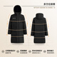Flying in the Snow Autumn and Winter New Fashion Casual and Comfortable Silhouette Men's H Version Solid Color Stand Collar Hooded Down Jacket for Men Black|8056 XL 180/100A
