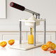Hand-pressed juicer, small household manual orange juice squeezer, squeeze lemon juice artifact, juicer, flat head + pointed head, food-grade PP juicer, 300ml measuring cup, efficient juice production