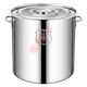 Extra thick 304 stainless steel barrel round barrel with lid soup pot soup barrel household brine barrel oil barrel water storage barrel large capacity pot 304 extra thick diameter 60 height 60