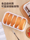 Yusenyi Japanese cake Chinese box box Swiss roll packaged and cut into pieces baked peach pastry packaging box rolled pastry packaging box white high lid 1 piece white high lid 100 sets
