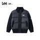 Lee Children's Lightweight Down Jacket Autumn and Winter Fashion Casual Lapel Jacket Down Jacket Black 130