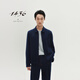 14361436 Business 2026 Spring/Summer Small Lapel Round Machine Fine Texture Men's Jacket Navy M