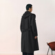 Sketch Men's 2026 Spring New Arrival Windbreaker H-Shaped Hooded Oversize Long 9Q1913680 001 Black M