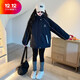 BALA is suitable for girls' velvet jacket autumn and winter 2025 new children's thickened jacket for big children and girls super navy blue 120cm