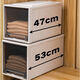Wings Wardrobe Storage Box Drawer Clothing Storage Box Clothes Underwear Organizing Box Transparent Storage Cabinet 38L 4418 Depth 47x Width 44x Height 18CM Special Offer Single Pack