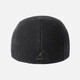 Kangol (KANGOL) hat men's hat women's beret 507 wool hat flat top art retro British style literary versatile same style Black black S 54-55cm