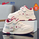 Warrior girls' shoes, winter velvet high-top sneakers, medium and large children's warm cotton shoes WZ-C296L m/burgundy 36