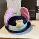 Ji Mi Judy Hat Rabbit Bowler Hat Zootopia Police Officer Judy Hat Children's Adult Headband Headwear Hat Judy Hat Adult Version (57cm) Adjustable