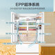Haier Mailang Refrigerator 510 liters full-space fresh-keeping 594mm professional ultra-thin zero-embedded French multi-door EPP ultra-clean first-class dual-frequency subsidy 20% household with ice box 510 liters Mailang + 594 ultra-thin embedded + full-space fresh-keeping + EPP ultra-clean
