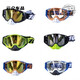 After-travel goggles, outdoor sports glasses, off-road mountaineering, windproof, cycling, large frame, all-inclusive ski protection, single lens red film