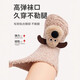 Baby toddler shoes autumn and winter new glue-on non-slip floor socks Cartoon warm newborn toddler shoes and socks Category A Y25036 two pairs (off-white + brown) One size fits all S size 0-1 years old