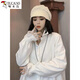 Woodpecker Plush Korean Medium Length Plus Size Design Niche White Shirt Women's Autumn and Winter Bf Belly Cover Casual Western Shirt Black Plush Shirt XS Recommended 40-60Jin Jin equals 0.5kg