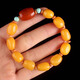 Zhenghe Jewelry Boutique Chicken Fat Yellow Beeswax Bracelet Original DIY 15.3g