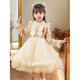 HAL.DUCK Girls' New Year's Clothes Fashionable Autumn and Winter Skirts Children's Dresses Winter Clothes Little Girls New Year's Winter Princess Dresses 2586 Red Free Tiara 110 cm