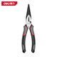 Deli Japanese style labor-saving needle nose pliers chrome vanadium steel clamping pliers handle PVC coated bolt cutter 6 inches