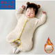 Disney (Disney) Baby Warm One-piece Polar Fleece Harness Baby Autumn One-piece Zippered Outing Plush Winter Climbing Suit Polar Fleece One-piece Beige 36cm 80 Recommended for 6-12 months