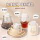 QCSK German ear-hanging coffee filter bag funnel hand-brew filter paper disposable brewing filter bag extraction paper capsule food grade portable food grade material / high density / solid and durable - 50 sheets of measuring spoon