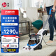 Hoover professional carpet cleaning machine, commercial hotel billiard room, powerful cleaning and suction all-in-one, family portrait set, cloth cleaning machine + carpet cleaning machine)