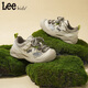 LEE KIDS children's shoes spring new children's mesh running shoes outdoor mountaineering sports shoes for men and women Khaki 36