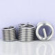 Fenglijin 304 stainless steel pipe threaded wire screw sleeve brace protective sleeve water pipe oil pipe G18G14G38G12 G18*0 points 7D10 pcs