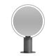 Cosmetic mirror with light LED desktop desktop standable bedroom mirror smart beauty mirror to fill in light Internet celebrity light luxury Dyson gray gift box-10 point 4 inch mirror