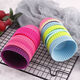 Fantasy Cake Mold Masu Cup Cake Cup Tart Silicone Mold Hair Cake Rice Cake Steamed Cake Mold Household High Temperature Resistant Masu Cup 1 Pack Random Color Food Grade Silicone Material