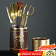 Shangyanfang Tea Ceremony Six Gentlemen Kung Fu Tea Accessories Collection Pure Copper Tea Making Tools High-End Tea Table Ornaments