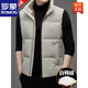 ROMON's new brand down vest men's thickened and warm winter stand-up collar down jacket vest outer wear black M 170100-120Jin Jin equals 0.5 kg