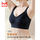 MiiOW Seamless Invisible Liquid Foundation Large Size Bra Women's Push-Up Bra to Prevent Sagging Fat mm Fixed Cup Summer Thin Bra Champagne 3XL Recommended 160-180Jin Jin equals 0.5kg 42/95BCDE