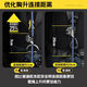 AL shield descender rope set anti-panic hand-controlled ascending and descending outdoor climbing rapid descent high-altitude work complete set 100 meters high altitude ascending and descending set