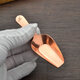 Guangyi Japanese style copper tea spoon tea shovel handmade mini small copper brass tea spoon tea spoon single tea set accessories copper mini small tea shovel 1 piece