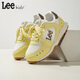 LEE KIDS children's sports shoes, men's and women's running shoes, 26 spring new running shoes, non-slip, wear-resistant moral training shoes, casual shoes, yellow 36, inner length 23.4cm, suitable for feet 22.4-22.9cm long