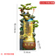 Waterscape gathering treasure basin flowing water ornaments circulating water feng shui wheel office living room floor-standing wealth-enhancing water curtain opening gift decoration 9136 small size 118CM high with lights and fog