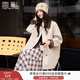 Xiangying Lapel Windbreaker Women's Mid-Length 2026 Spring New Lyocell Contrast Color Splicing Small Casual Jacket Camel S