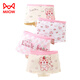 Cat Man (MiiOW) type a cartoon children's underwear women's summer boxer briefs without buttocks boxer shorts TZ010 (4/pack) 110 cm (M size)