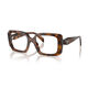 PRADA square frame glasses, color, one size fits all