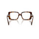 PRADA square frame glasses, color, one size fits all