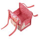 Shantou Lincun Quilted Creative Box Cover Fabric Pastoral Cute Fashion Korean Car Tissue Box Home New Product Tissue Cover Lace Small Strawberry_Large Rectangular Type