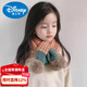 Disney baby scarf winter children 2026 new cross windproof thickened scarf for boys and girls cold-proof and warm woolen neck cover red rice blue triangle one size