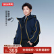 Yaya (YAYA) Sun Yingsha same style small snowflake down jacket for women 2025 winter new fashion outdoor sports and leisure jacket XJ dark blue M