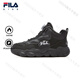 FILA KIDS Children's Shoes Children's Cotton Shoes 2025 Winter New Men's and Women's Knob Warm Sports Shoes for Big Children Black-BS 33 Inner Length 20.5cm