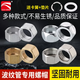 Yusenyi bellows electroplating 304 cap nut full copper ball water heater nut stainless steel special connection accessories 4 points 6 points 4 points thickened 304 steel cap with 16 tubes (10 pieces) free circlip washer