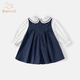 Banxidi girls dress spring 2026 new style baby princess dress one-year-old dress suit children's spring and autumn skirt