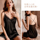 Urban Beauty 2026 New Nightgown Women's Summer Sexy Ice Silk Hot Thin High-end Pure Sexy Lace Suspender Pajamas