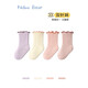 Niduoxiong children's socks 12 pairs gift box for boys and girls baby socks spring and autumn cotton socks baby boneless loose mouth baby socks A7031 spring and autumn cotton socks 12 pairs 0-6 months